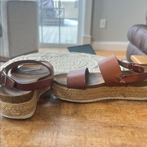 Brown Espadrille Sandals